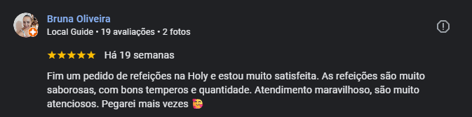 Feedback de Bruna Oliveira